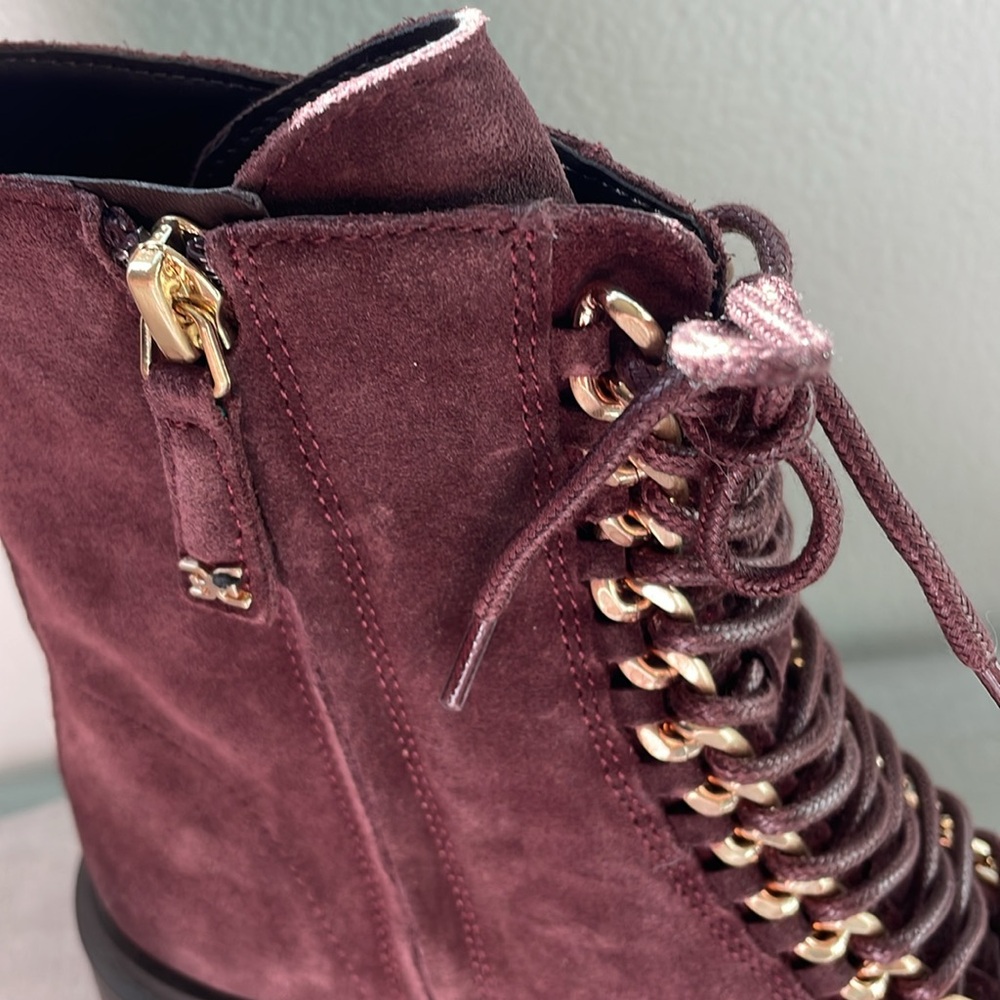 NEW! Sam Edelman Lovrin Women’s Leather Combat Boots Size 7 - Picture 8 of 12